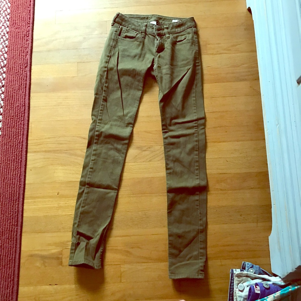 Green jeans